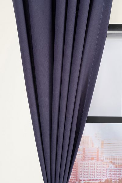 Premier Home Asso Background Curtain 140X270 Navy Blue