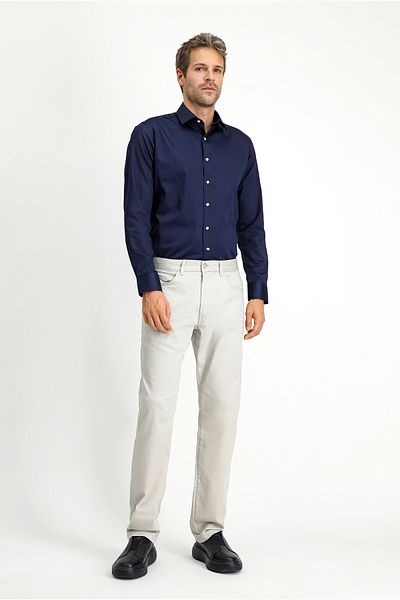 Kiğılı Regular Fit Lycra Canvas / Chino Pants