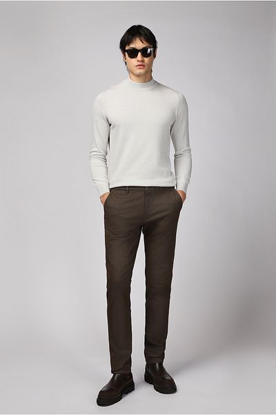 Kiğılı Regular Fit Lycra Canvas / Chino Pants