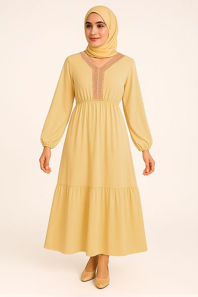 Lilo Co Golden Glow Dress