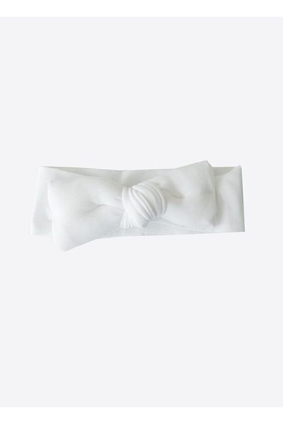 kitikate Organic Ely Hair Band White