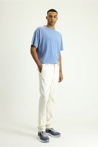 Kiğılı Regular Fit Lycra Canvas / Chino Pants with Elastic Waist