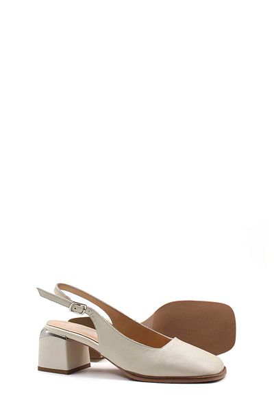 FAST STEP Pantofi de damă din piele naturală cu toc gros 010ZA8558