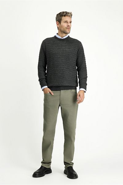 Kiğılı Regular Fit Lycra Canvas / Chino Pants