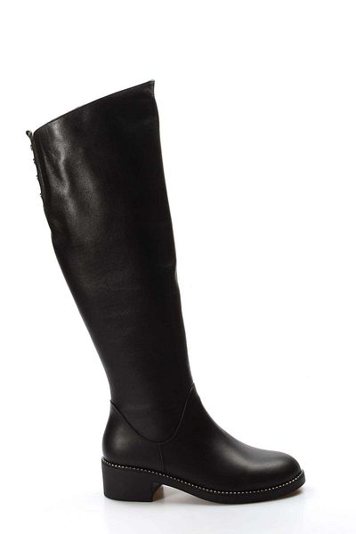 FAST STEP Genuine Leather & Fur Women's Classic Boots 064Yza1008