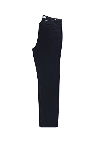 Kiğılı Relax Fit Relaxed Cut Denim Look Lycra Trousers