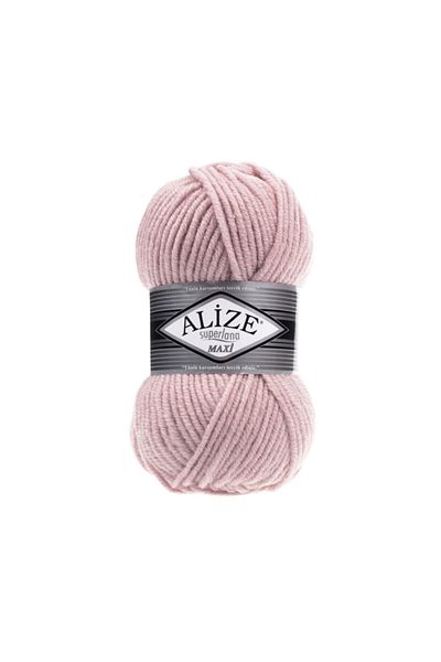 Alize Superlana Maxi 5 Pieces Powder Color Knitting Yarn Κωδικός χρώματος: 161