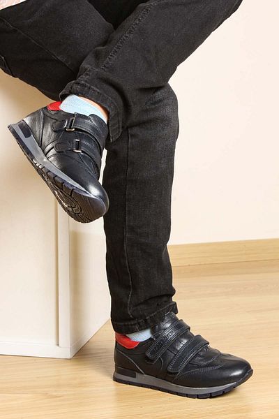 FAST STEP Genuine Leather Unisex Children's Casual Shoes 006Fa900