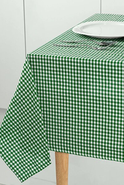 Cardea Home Collection Față de masă Gingham cu model pătrat mic, cârpă pentru masă, cârpă pentru picnic