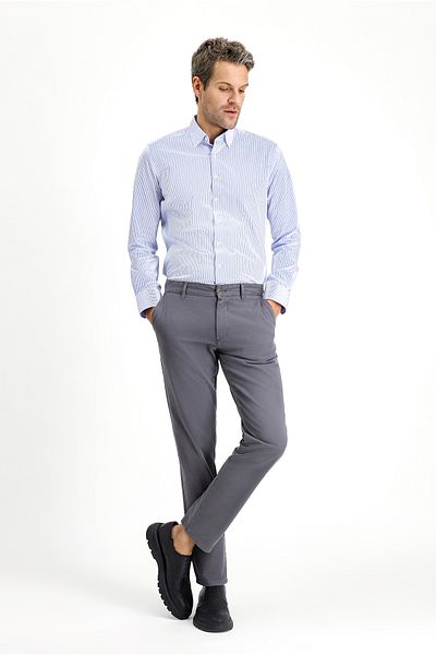 Kiğılı Slim Fit Slim Fit Lycra Canvas / Chino Trousers