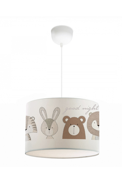 HOMİNG Homing Kids Kumaş Tavşan Baskılı Çocuk Odası Sarkıtı 28'lik AYD-3524