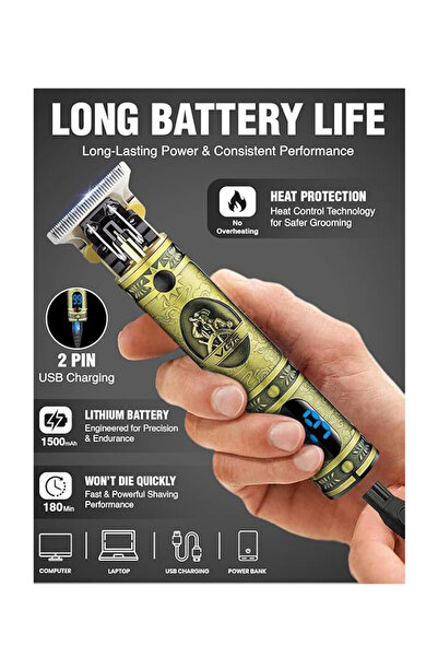 VGR V-228 Electric Shaving Machine-Hair Shaving And Trimming Beard Multicolor