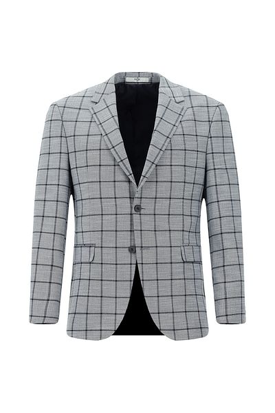 Kiğılı Slim Fit Slim Fit Checkered Combination Suit