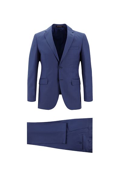 Abdullah Kiğılı Slim Fit Wool Classic Suit