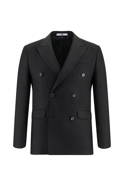 Kiğılı Slim Fit Slim Fit Patterned Double-Breasted Suit