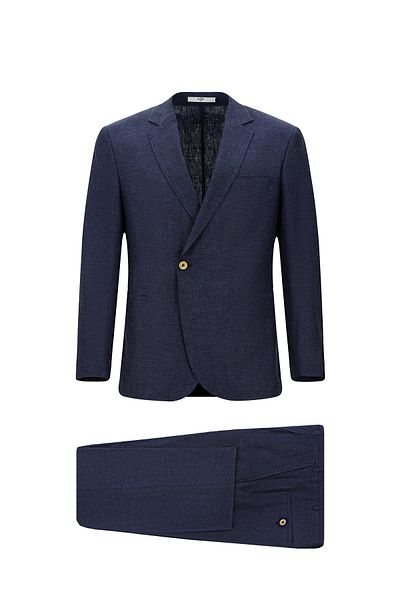 Kiğılı Regular Fit Linen Blend Double Breasted Suit