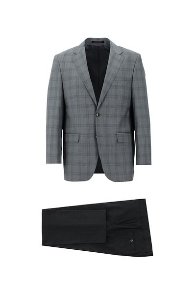 Abdullah Kiğılı Relax Fit Comfortable Cut Wool Combination Suit
