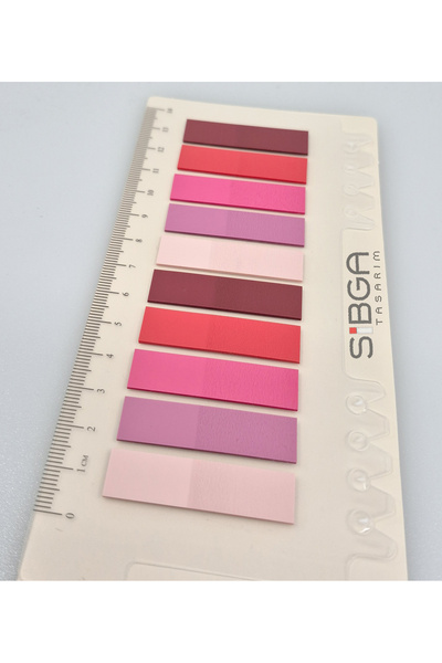 sibga tasarım Transparent Colored Postit Post-it Post It.Bookmark Bookmark Postit Sticker Note Paper 200 Sheets