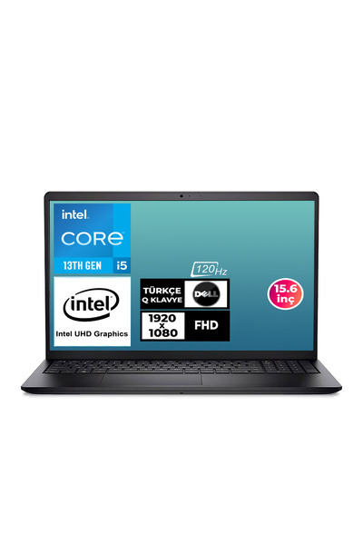 Dell Vostro 3530 i5-1334U 16GB 1TB SSD 15.6" FHD Freedos Taşınabilir Bilgisay...
