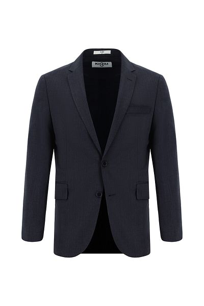 Kiğılı Slim Fit Slim Fit Woolen Classic Patterned Suit