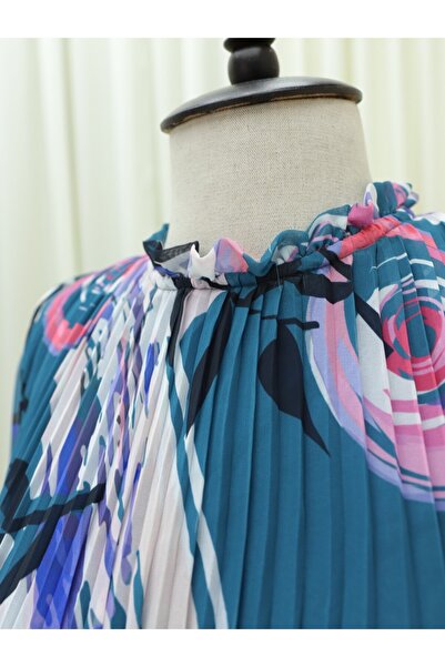 Modamorfo Φόρεμα σιφόν με πλισέ μπροστά ζώνη