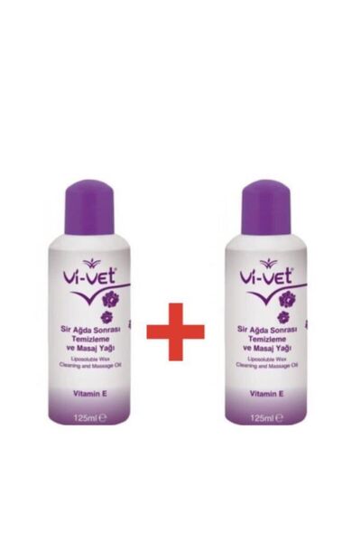 Vi-vet Ağda Sonrası Temizleme Ve Masaj Yağı E Vitamini 125ml x2
