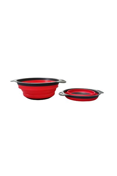 Generic Collapsible Colander Set - Red