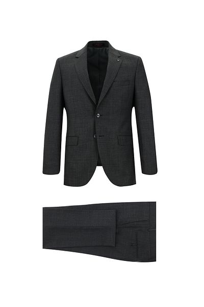 Abdullah Kiğılı Slim Fit Slim Fit Wool Classic Suit