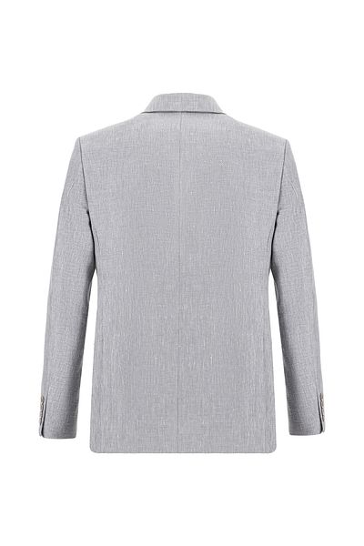 Abdullah Kiğılı Classic Woolen Linen Patterned Jacket