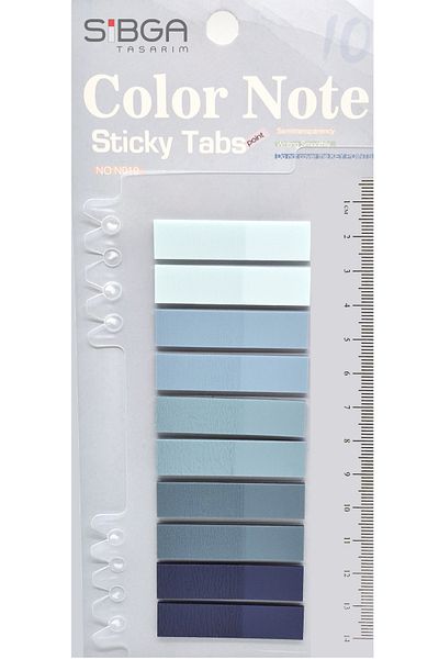 sibga tasarım Transparent Colored Postit Post-it Post It.Bookmark Bookmark Postit Sticker Note Paper 200 Sheets