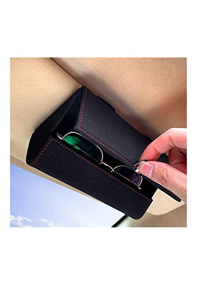 Generic Car Glasses Holder - Black