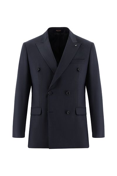 Abdullah Kiğılı Woolen Regular Fit Double Breasted Suit