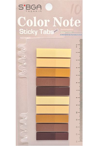 sibga tasarım Transparent Colored Postit Post-it Post It.Bookmark Bookmark Postit Sticker Note Paper 200 Sheets