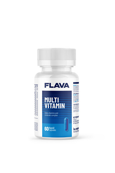 FLAVA Multivitamin - 60 Kapsül.