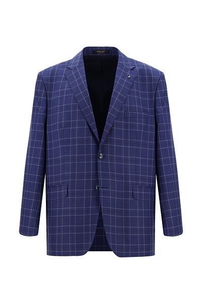 Abdullah Kiğılı Relax Fit Comfortable Cut Woolen Plaid Combination Suit