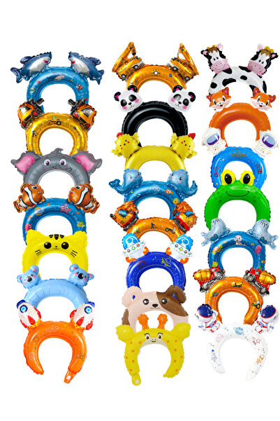 Öz Ambalaj 22'li Doğum Günü Folyo Parti Taçları