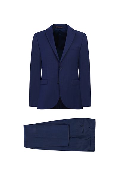 Abdullah Kiğılı Slim Fit Slim Fit Classic Wool Suit