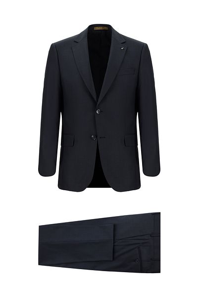Abdullah Kiğılı Classic Patterned Wool Suit
