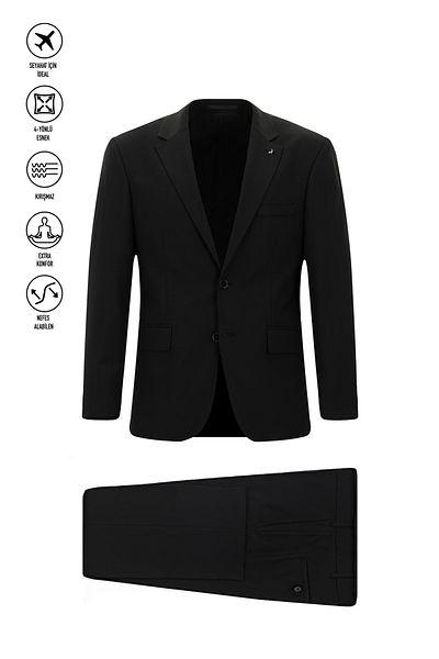 Kiğılı Flex Suit Wool Classic Suit with Bag