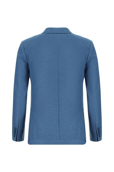 Abdullah Kiğılı Italian Wool Slim Fit Knitted Jacket