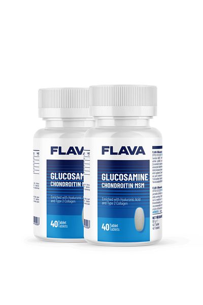 FLAVA Glucosamine Chondroitin Msm - 80 Tablets
