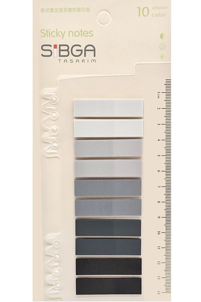 sibga tasarım Transparent Colored Postit Post-it Post It.Bookmark Bookmark Postit Sticker Note Paper 200 Sheets