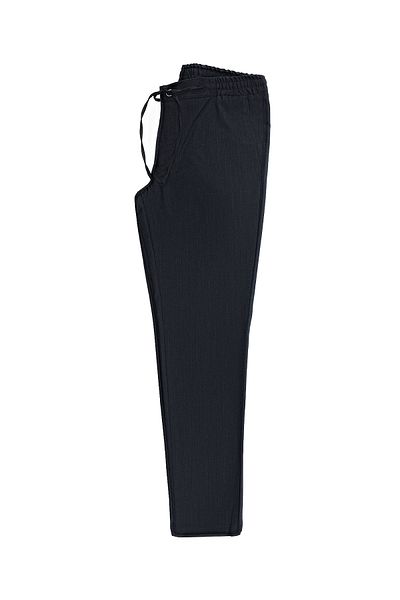 Abdullah Kiğılı Super Slim Fit Extra Slim Fit Woolen Elastic Waist Drawstring Trousers