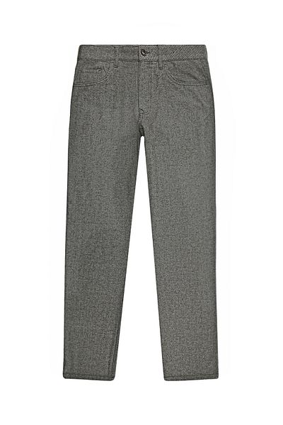 Abdullah Kiğılı Slim Fit Slim Fit Striped Wool Fabric Trousers