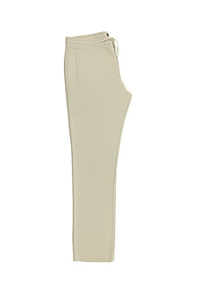 Abdullah Kiğılı Regular Fit Lycra Elastic Waist String Trousers