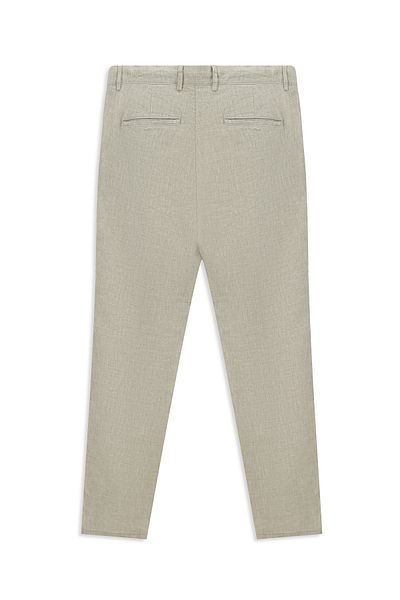 Kiğılı Drawstring Linen Classic Fabric Trousers with Elastic Waist