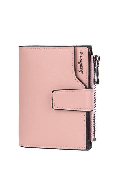 Generic Practical Bifold Wallet - Pink
