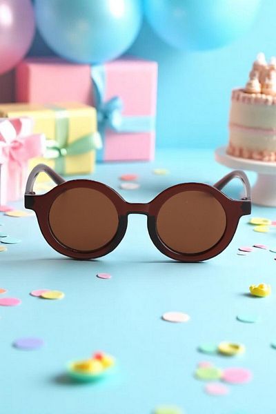 MACERATİ Nordic Brown 0-10 Years Old Children's Sunglasses Uv400