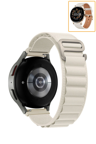 Tagomoon Huawei Watch Gt3 Elegant 42mm Uyumlu Kordon Alpine Loop Döngü Spor Kayış