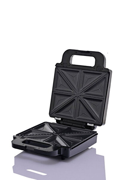 Edison سخان ساندويتش 7 في 1، 1400 واط، 7 أطباق - أسود/فضي